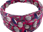 Headscarf headband- child size fuchsia poppy
