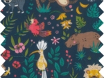 Coupon tissu 50 cm exotic animals