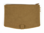 Flap of shoulder bag brown large corduroy