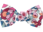 Small bow hair slide boutons rose