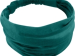 Headscarf headband- Baby size emerald green