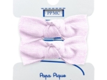 Small elastic bows light pink