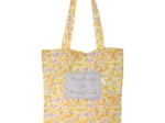 Tote bag mimosa jaune rose