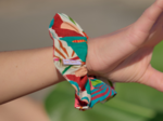Scrunchie fleurs des iles