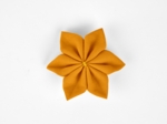 Star flower 4 hairslide ochre