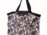 Tote bag with a zip vague d'automne