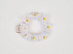 Mini Scrunchie white daisies