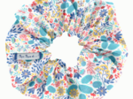 Scrunchie champêtre bleuté