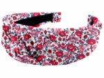 Large Crossed Headband rouge corolle