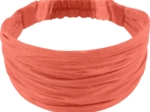 Headscarf headband- child size coral lurex gauze