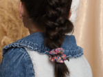 Mini Scrunchie hippie fleurie