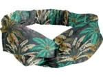 crossed headband palmia emeraude