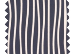 Coupon tissu 50 cm striped  ivory navy