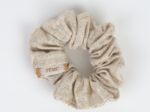 Small scrunchie  glitter linen
