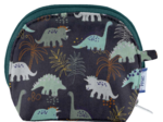 gusset coin purse jurassic dino marine