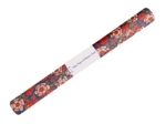 35cm coated fabric coupon ex2631 blue floral bohemian