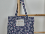 Foldable tote bag bleudana