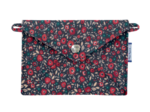 Little envelope clutch camelias rubis