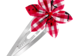 Star flower hairclip ladybird gingham