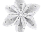 Star flower hairslide english embroidery