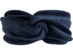 crossed headband navy velvet