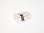 Noeud Anti-Glisse hair slide white sequined