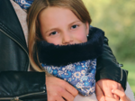 Children fur scarf snood parade royale