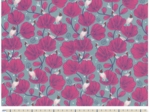 Coupon tissu 50 cm ex2248 raspberry bird