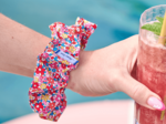 Scrunchie cocktail de fleurs