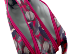 Double compartment school kit fuchsia poppy