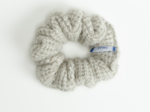 Small scrunchie pearl ribbed knit