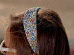 Large Crossed Headband mille et une fleurs