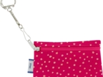 Keyring  wallet fuchsia gold star
