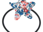 Pony-tail elastic hair star flowered london