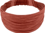 Headscarf headband- child size lurex terracotta gauze
