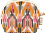 gusset coin purse ikat ocre