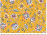 Cotton fabric ex2264 yellow floral indian