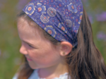 Headscarf headband- child size lavandula