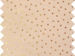Cotton veil fabric pink coppers spots