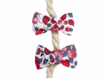 Small bows hair clips rouge corolle