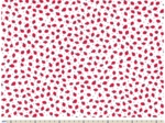 Cotton fabric ex2416 strawberries white