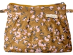 Mini Pleated clutch bag gypso ocre