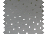 Cotton fabric silver grey spots