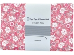 1 m fabric coupon ex2338 white and pink floral mini