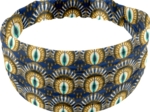 Headscarf headband- child size plumes de paon