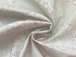 Cotton fabric ex2463 greige rosette