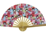 Hand-held fan kokeshis