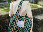 Foldable tote bag carré d'art