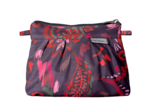 Mini Pleated clutch bag purple d'amour