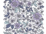Cotton fabric ex2602 frosty garden